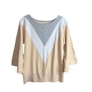 Chevron 3/4 Sleeve Sweater